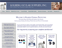 Tablet Screenshot of corneaprotectors.com